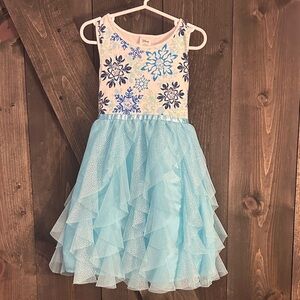 Disney Blue and White Elsa Dress